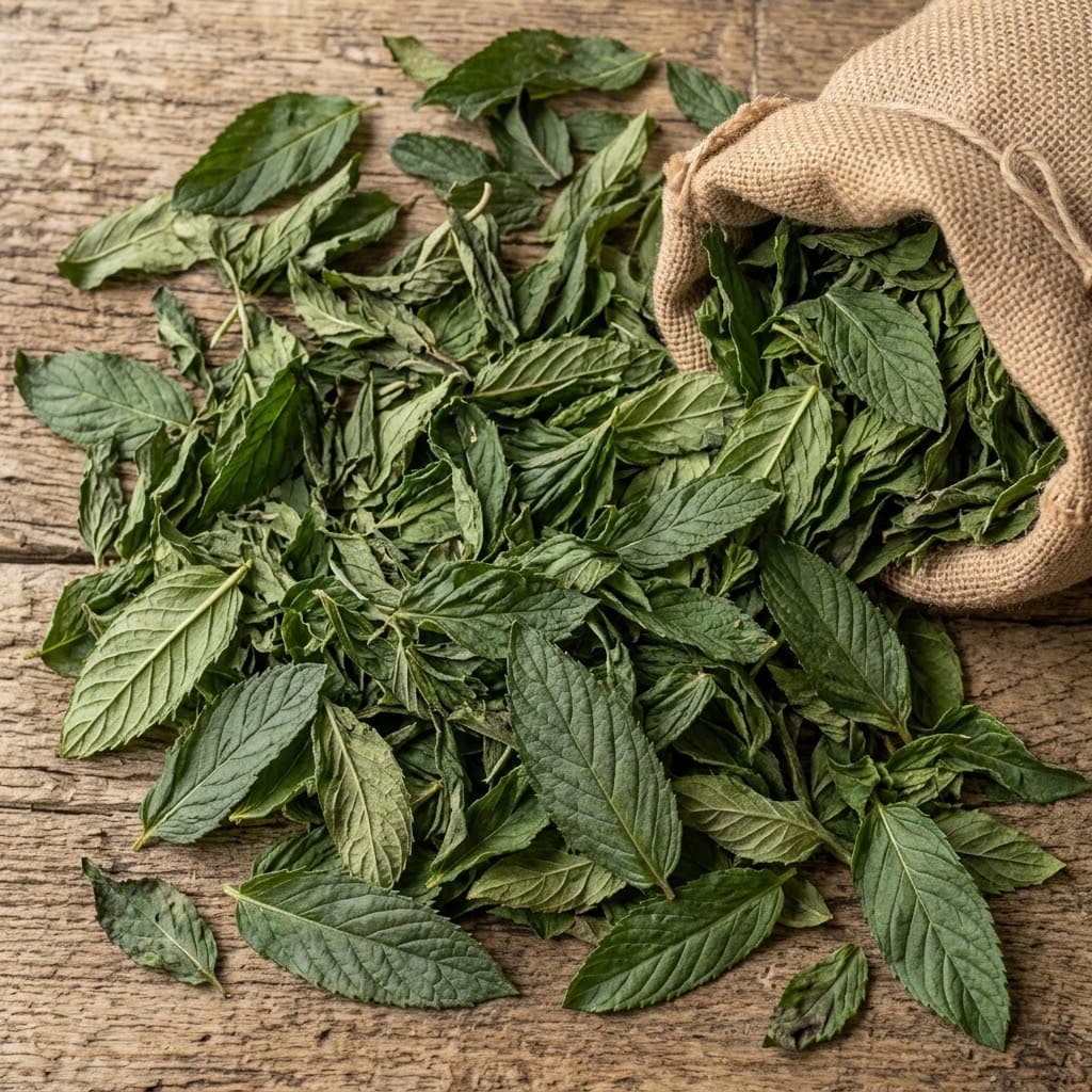 Menthe douce · Le Comptoir de l'Herboriste, Mentha spicata (feuilles)