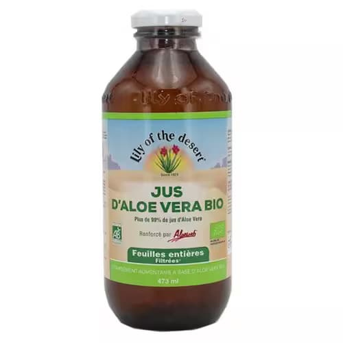 Jus d'aloe vera · Lily of the desert, Compléments alimentaires du Comptoir de l'Herboriste