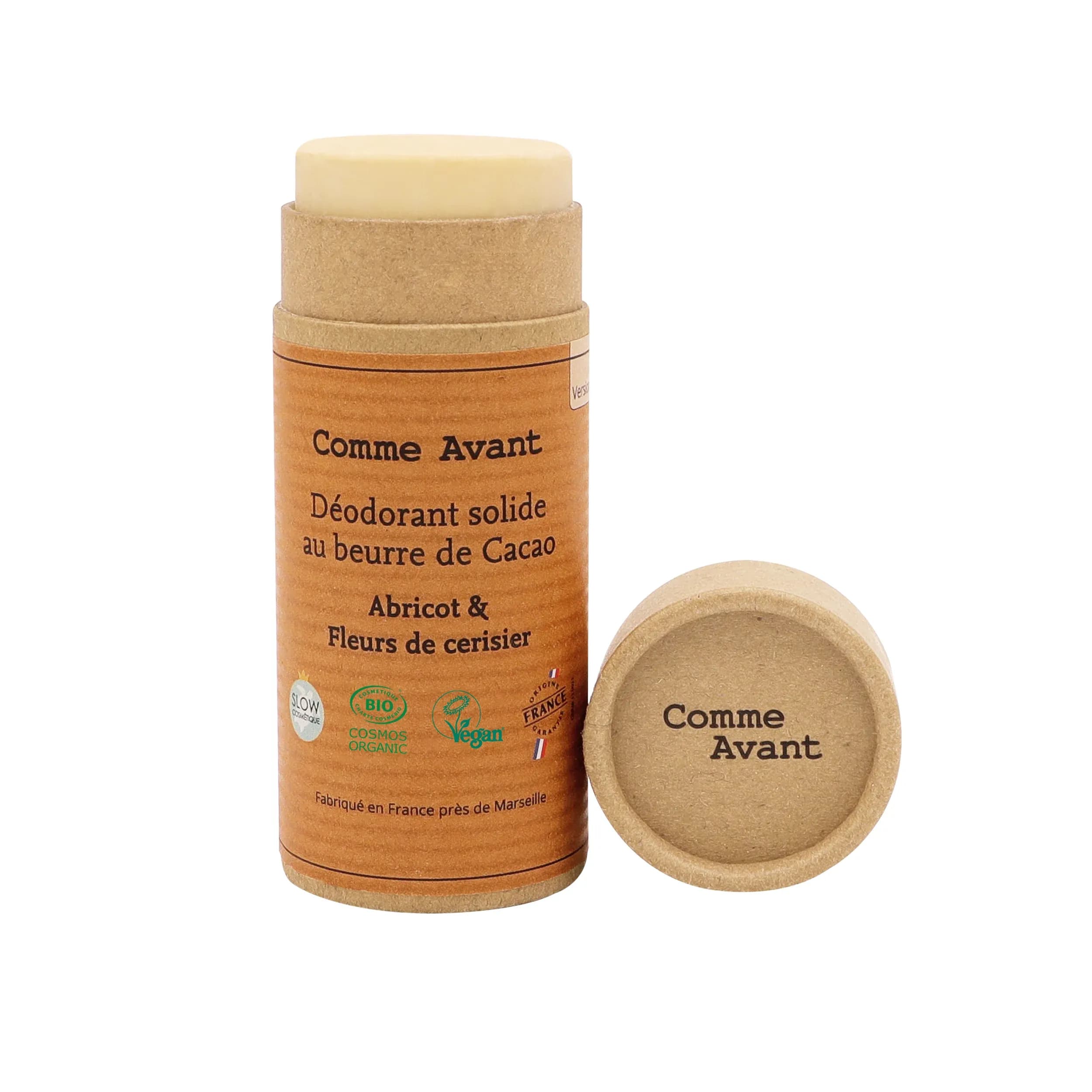 Déodorant solide Abricot et Fleurs de cerisier · Comme Avant