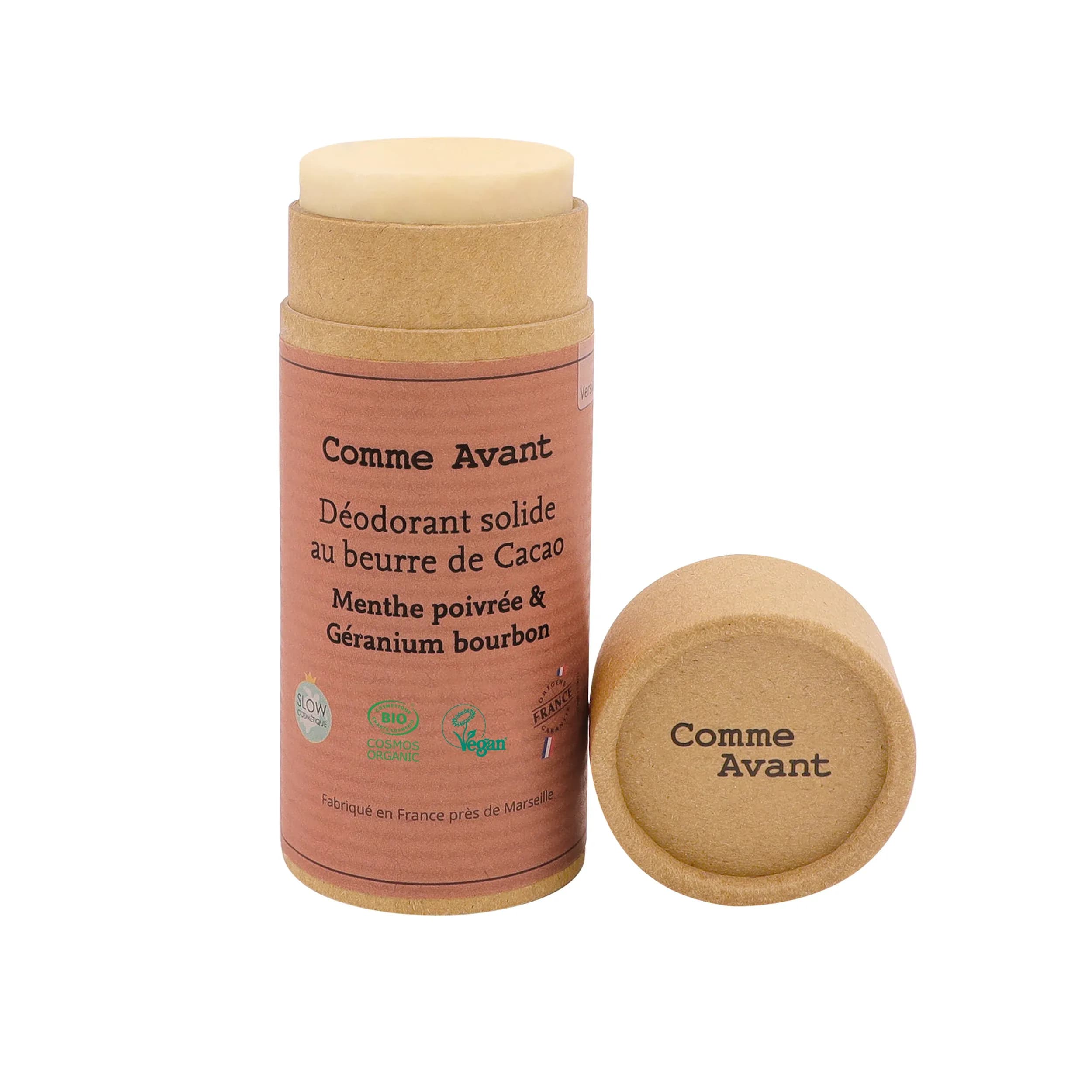 Déodorant solide Géranium bourbon et Menthe poivrée · Comme Avant