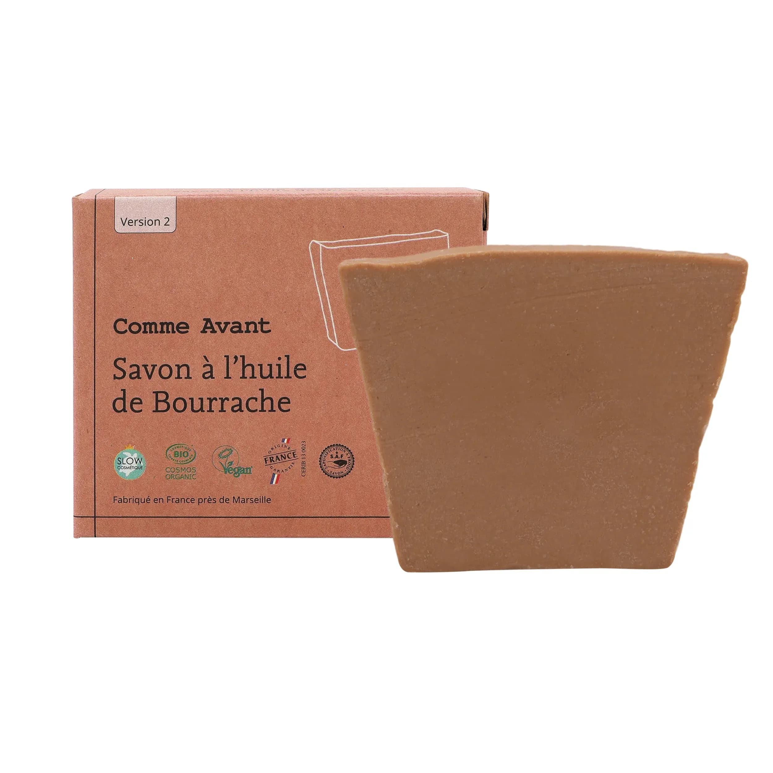 Savon solide à l'huile de bourrache · Comme Avant