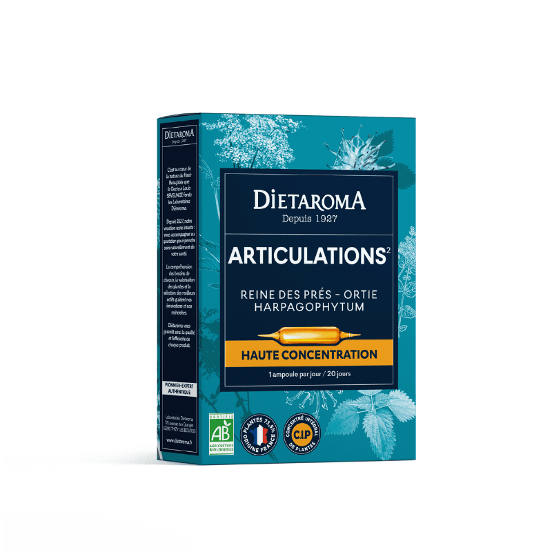 C.I.P. ARTICULATIONS* Reine des Prés, Ortie, Harpagophytum · Dietaroma