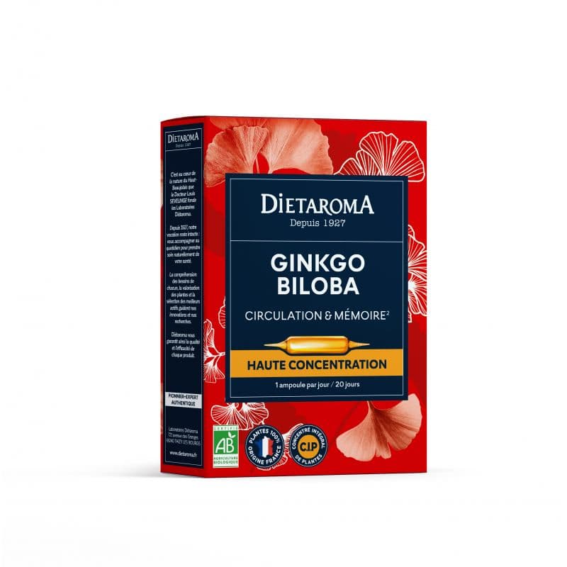 C.I.P. GINKGO BILOBA BIO · Dietaroma, Compléments alimentaires du Comptoir de l'Herboriste