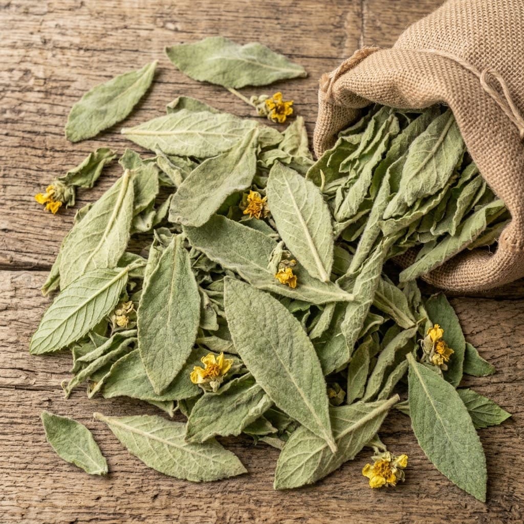 Bouillon blanc · Le Comptoir de l'Herboriste, Verbascum thapsus (sommite fleurie)
