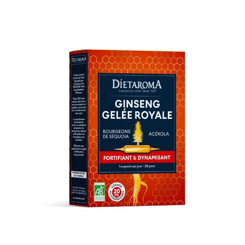 C.I.P. Ginseng gelée royale BIO · Dietaroma, Compléments alimentaires du Comptoir de l'Herboriste