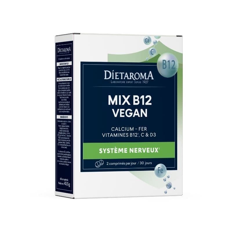 MIX B12 VEGAN · Dietaroma, Compléments alimentaires du Comptoir de l'Herboriste