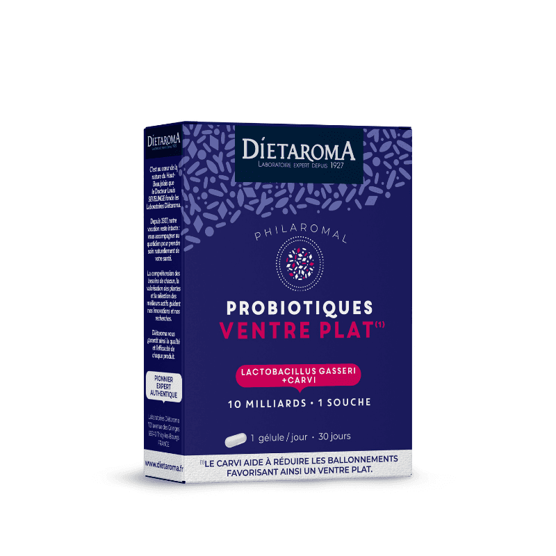 Philaromal probiotiques ventre plat · Dietaroma, Compléments alimentaires du Comptoir de l'Herboriste